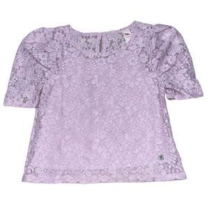 Justice Lace Cropped Top